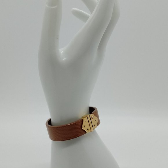 Louis Vuitton LV Bangle 3 pieces set Leather Monogram mini lin 3103854 - Picture 8 of 9